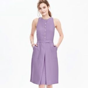 Banana Republic Lilac Lavender Sleeveless Dress 6